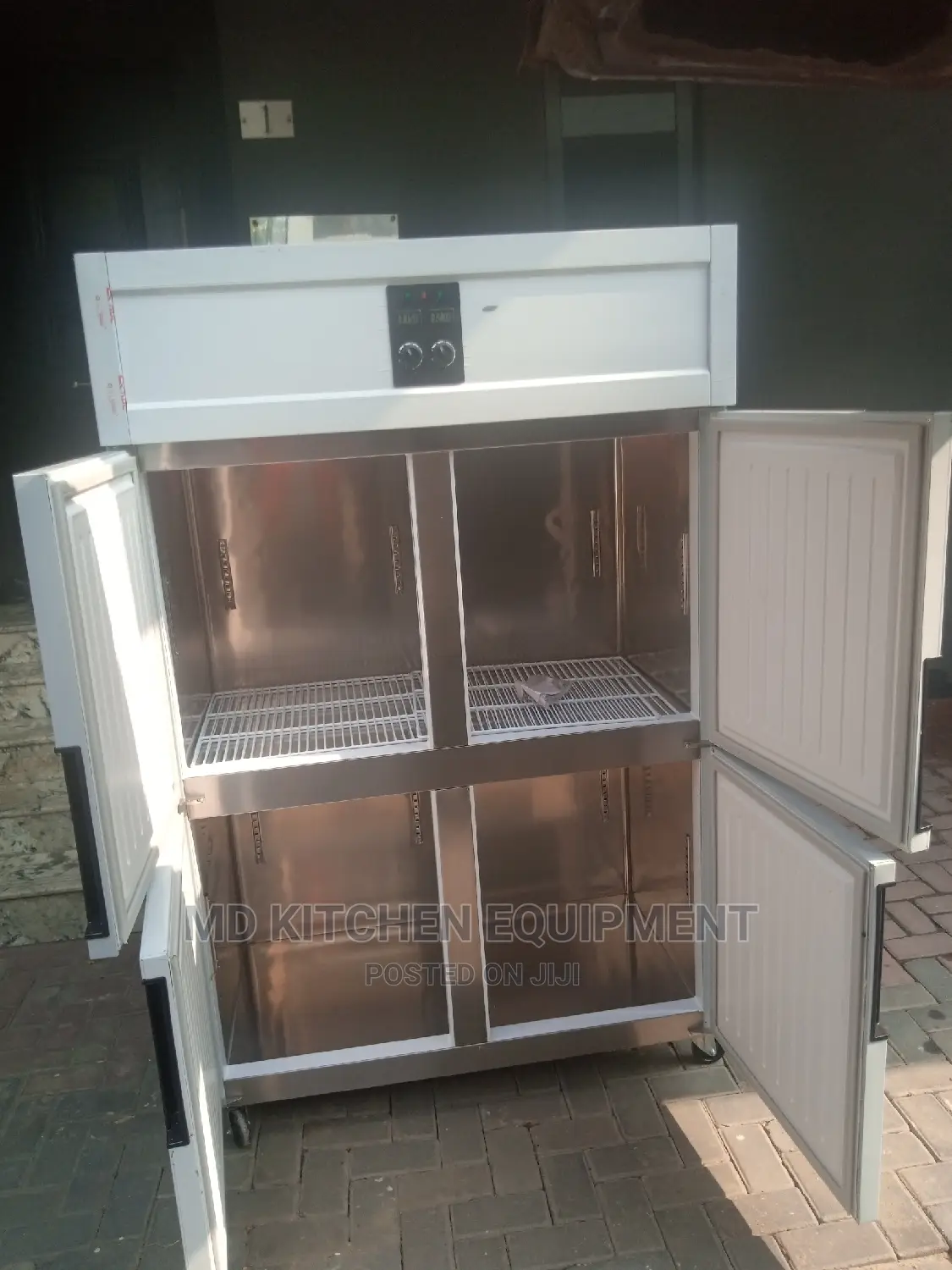 Industrial Stainless Steel Freezer 4 Door