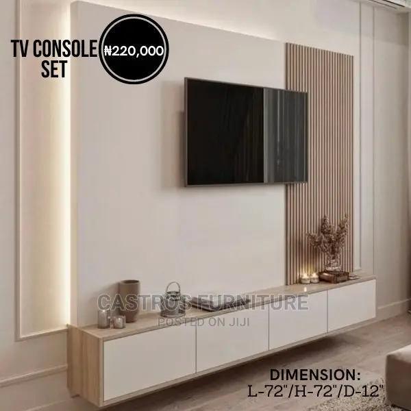 TV Console - TV Stand- TV Wall Boards- TV Mount