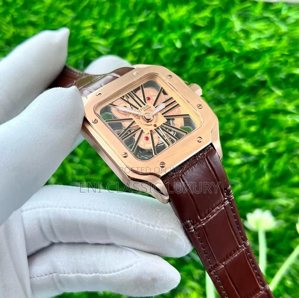 Original Leather Cartier Wristwatch