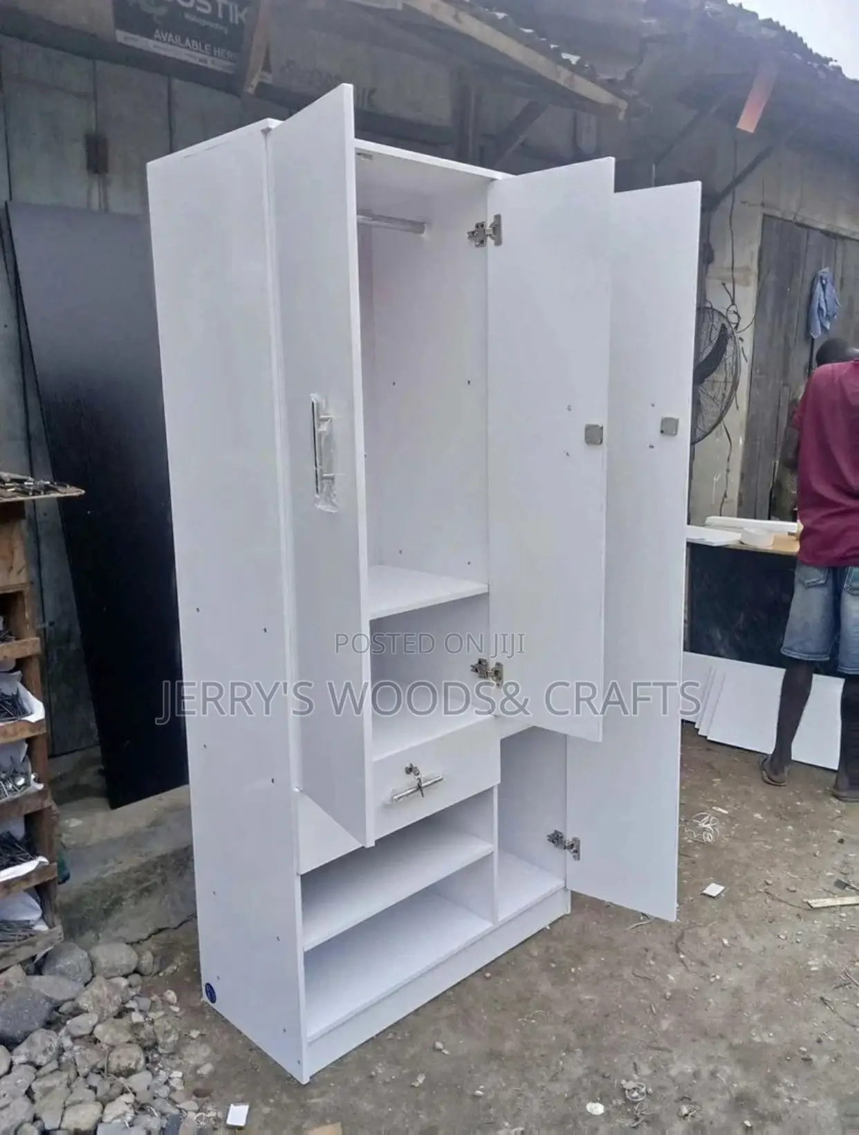 3feet White Wardrobe