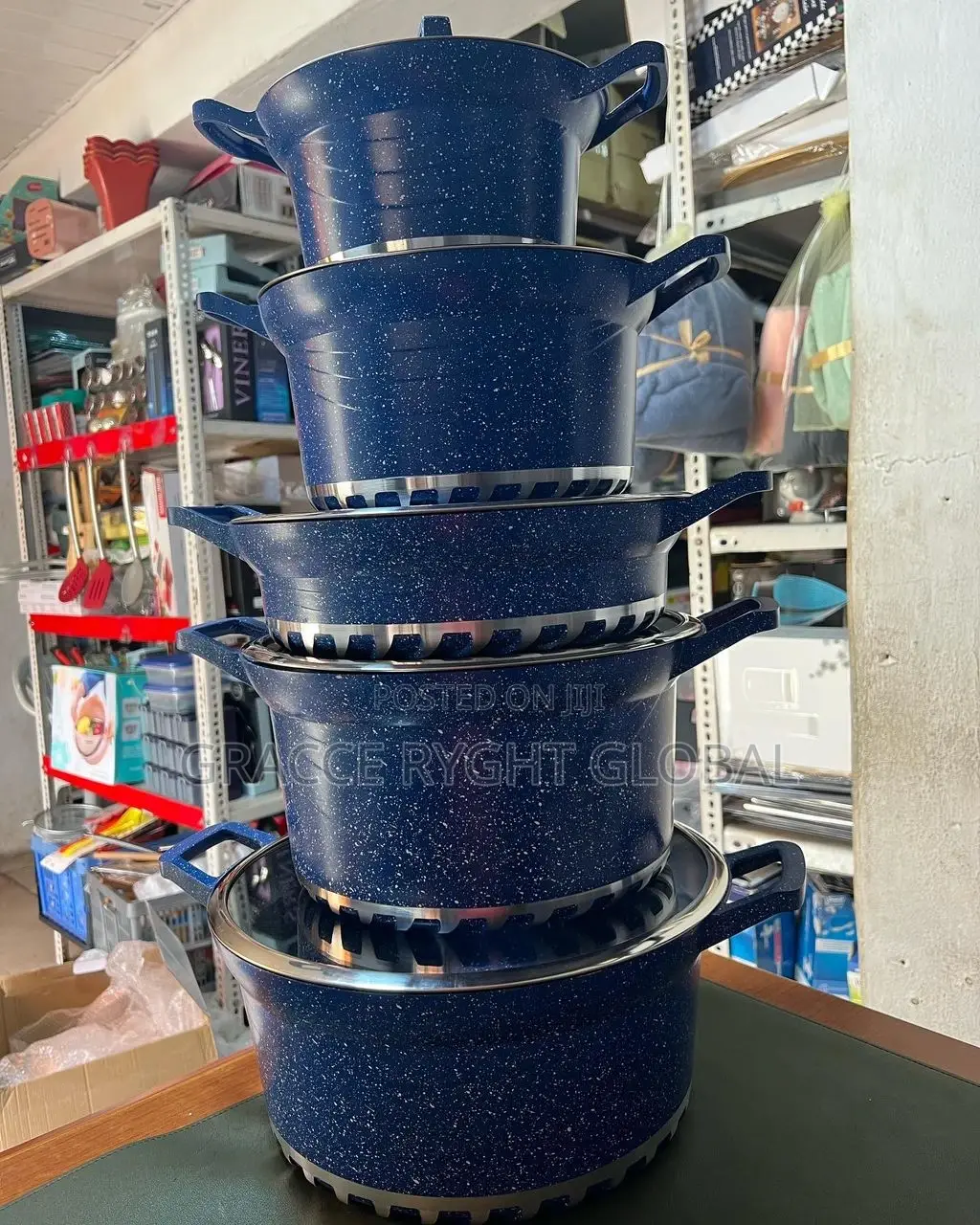 5 Pc's Granite Non-Stick Pit
