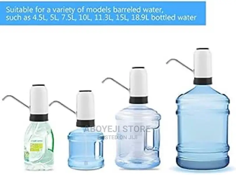 Portable Bottled Water Pump, USB Rechargeable Dispenser