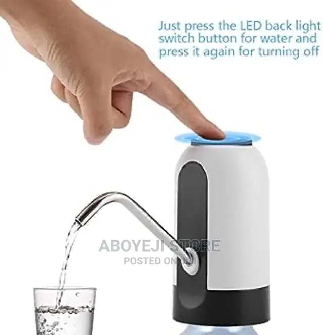 Portable Bottled Water Pump, USB Rechargeable Dispenser