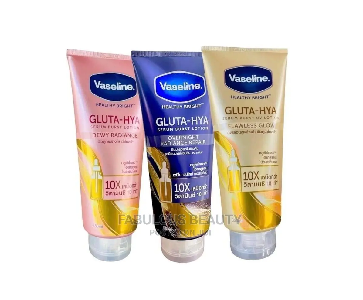 Vaseline Gluta-Hya Serum Burst Lotion Flawless Bright.
