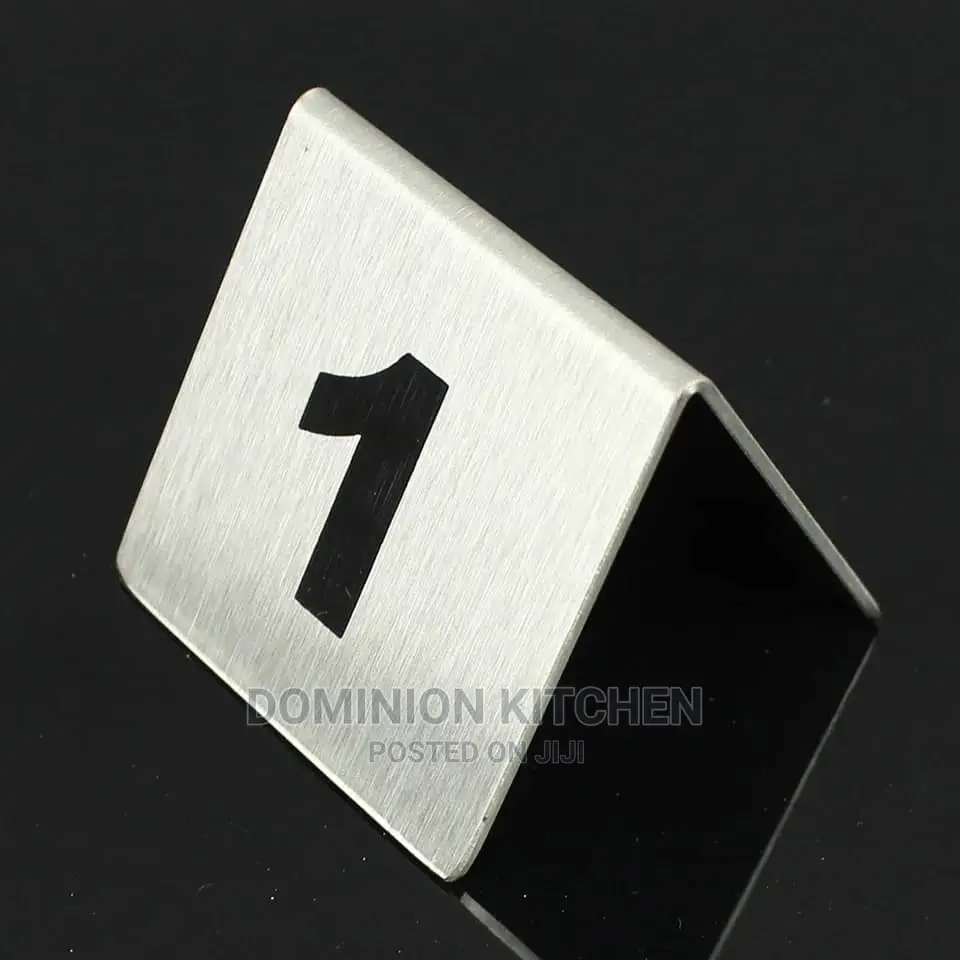 Stainless Table Number