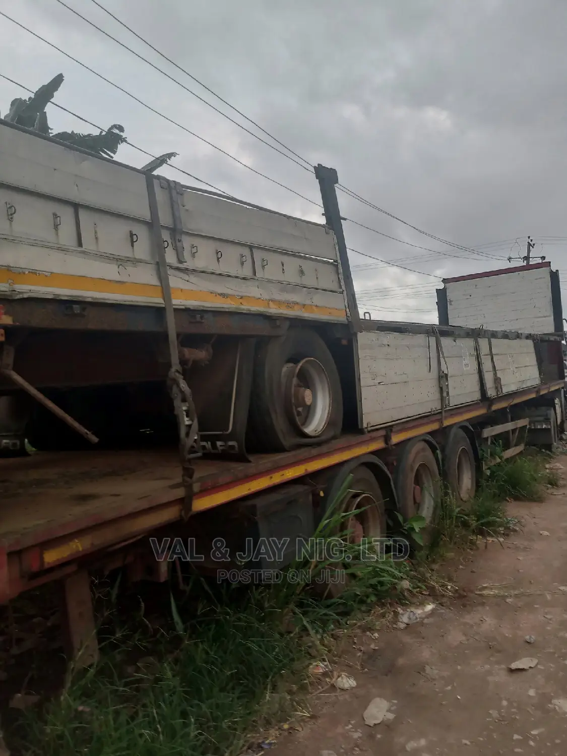 40 Ft Flatbed Back(Triple Axle) Foreign Use