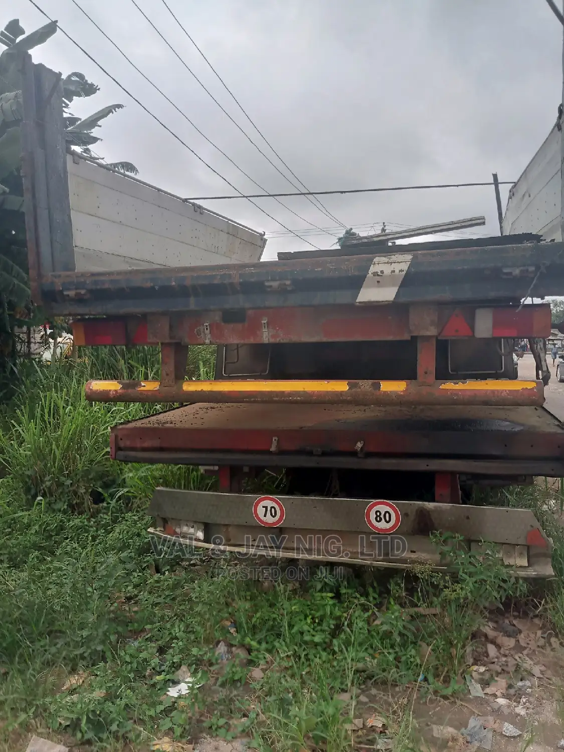 40 Ft Flatbed Back(Triple Axle) Foreign Use