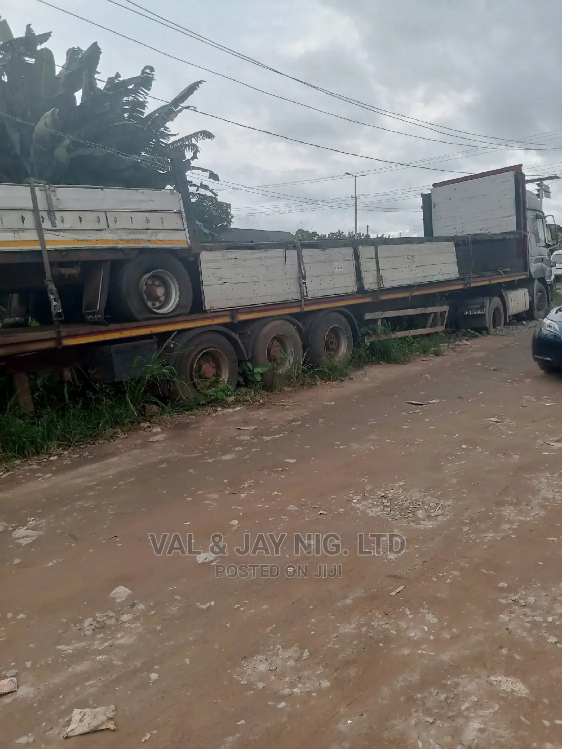 40 Ft Flatbed Back(Triple Axle) Foreign Use