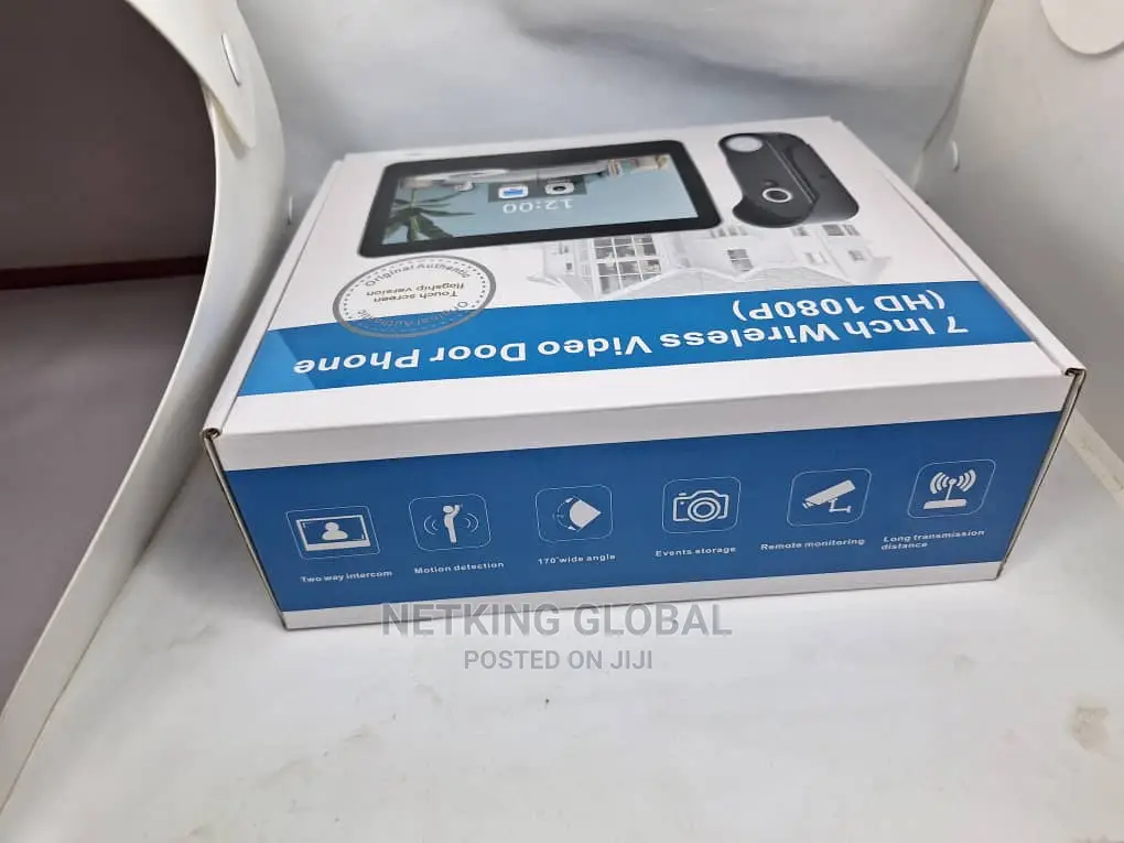 Wireless Video Door Phone 7 Inch Screen
