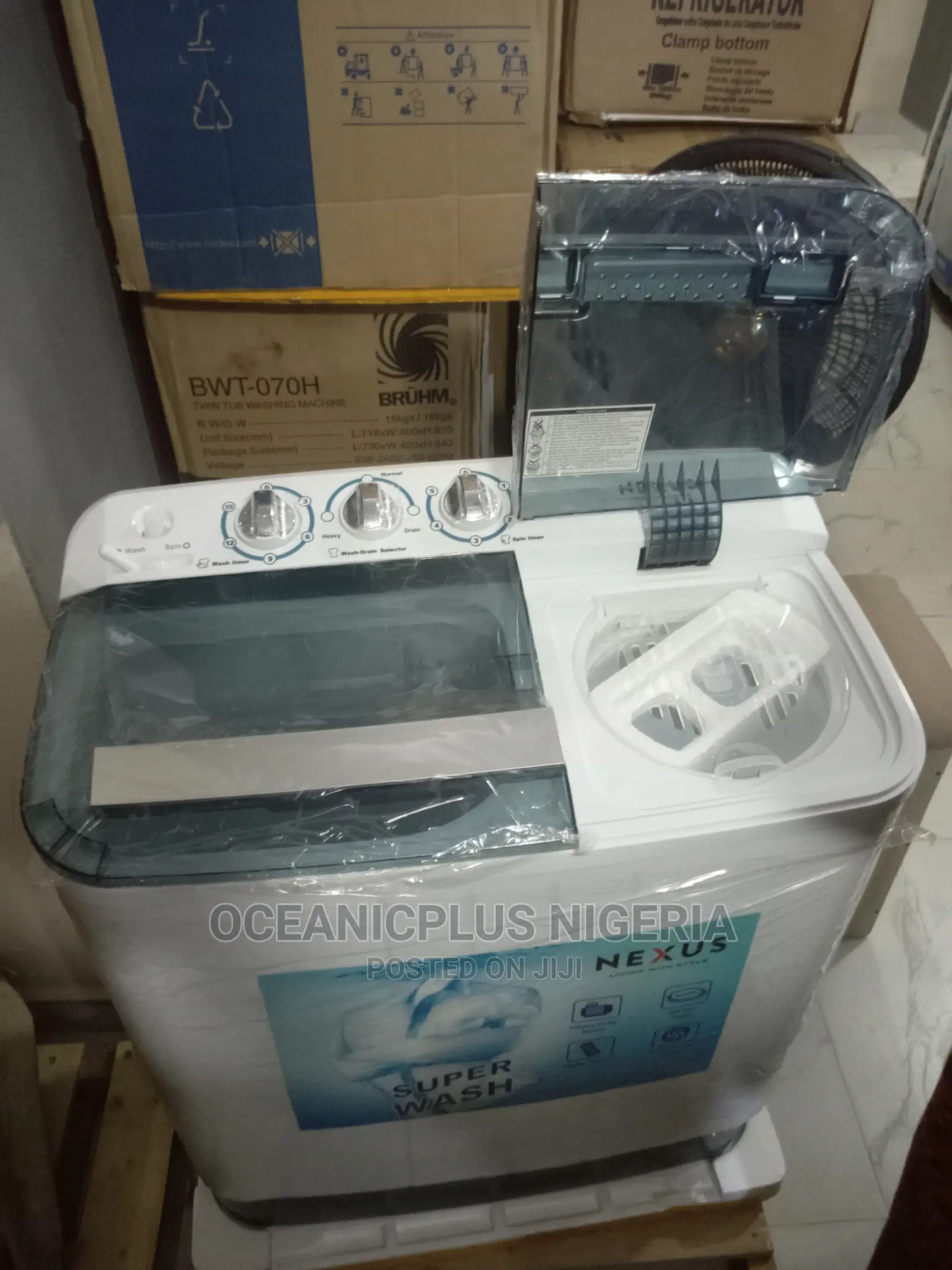 Quiet and Stable Nexus 6.5kg Twin Tub Washing Machine