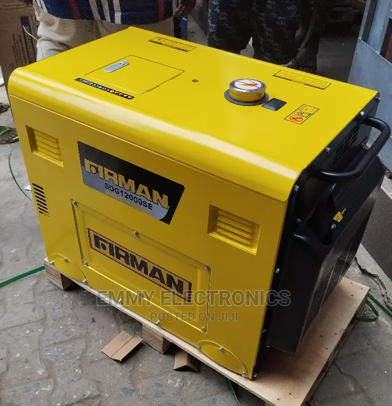 Firman Diesel Soundproof Generator 10kva Model Sdg12000se