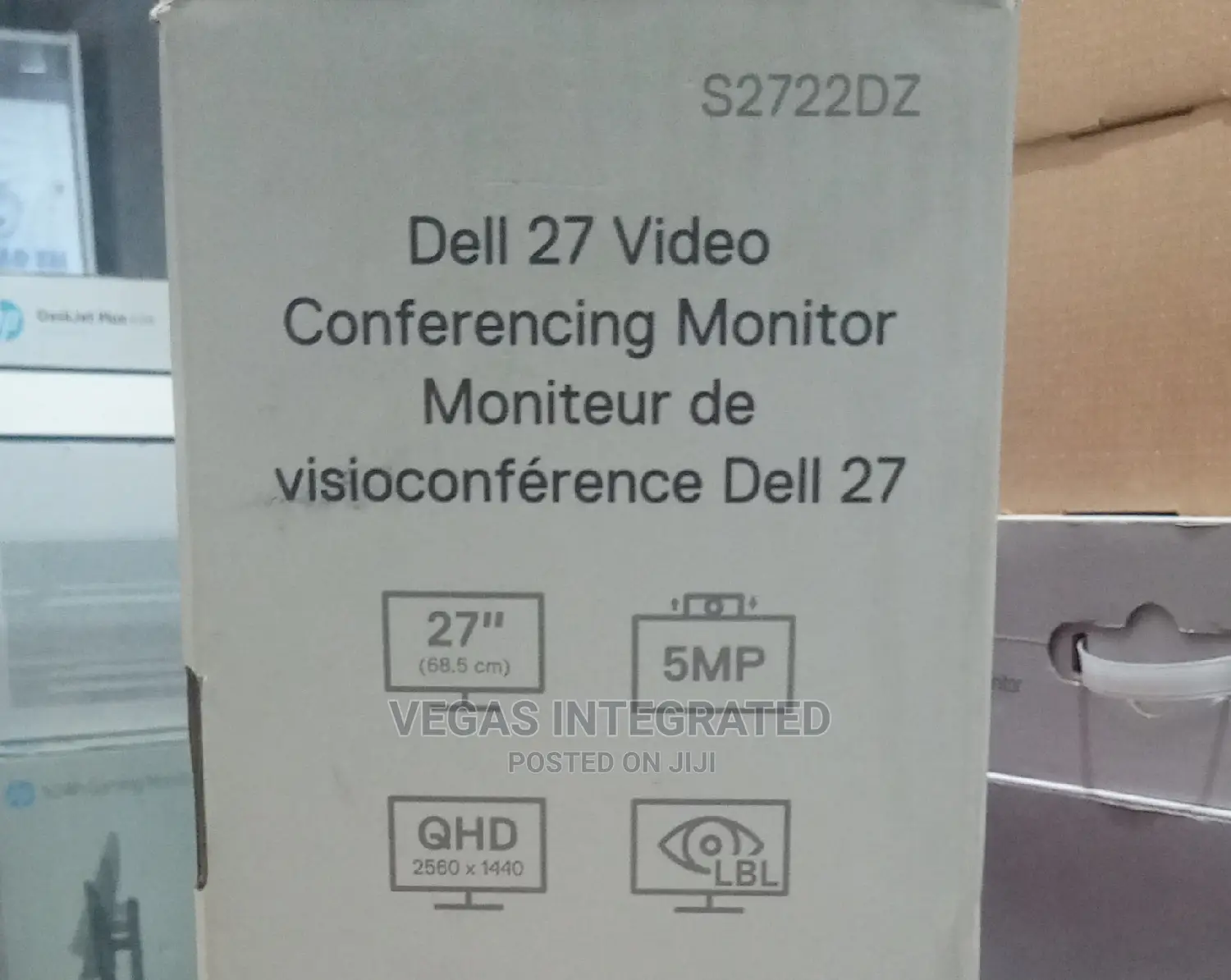 Dell S2722DZ 27" Inch QHD Video Conference Monitor 99% SRGB