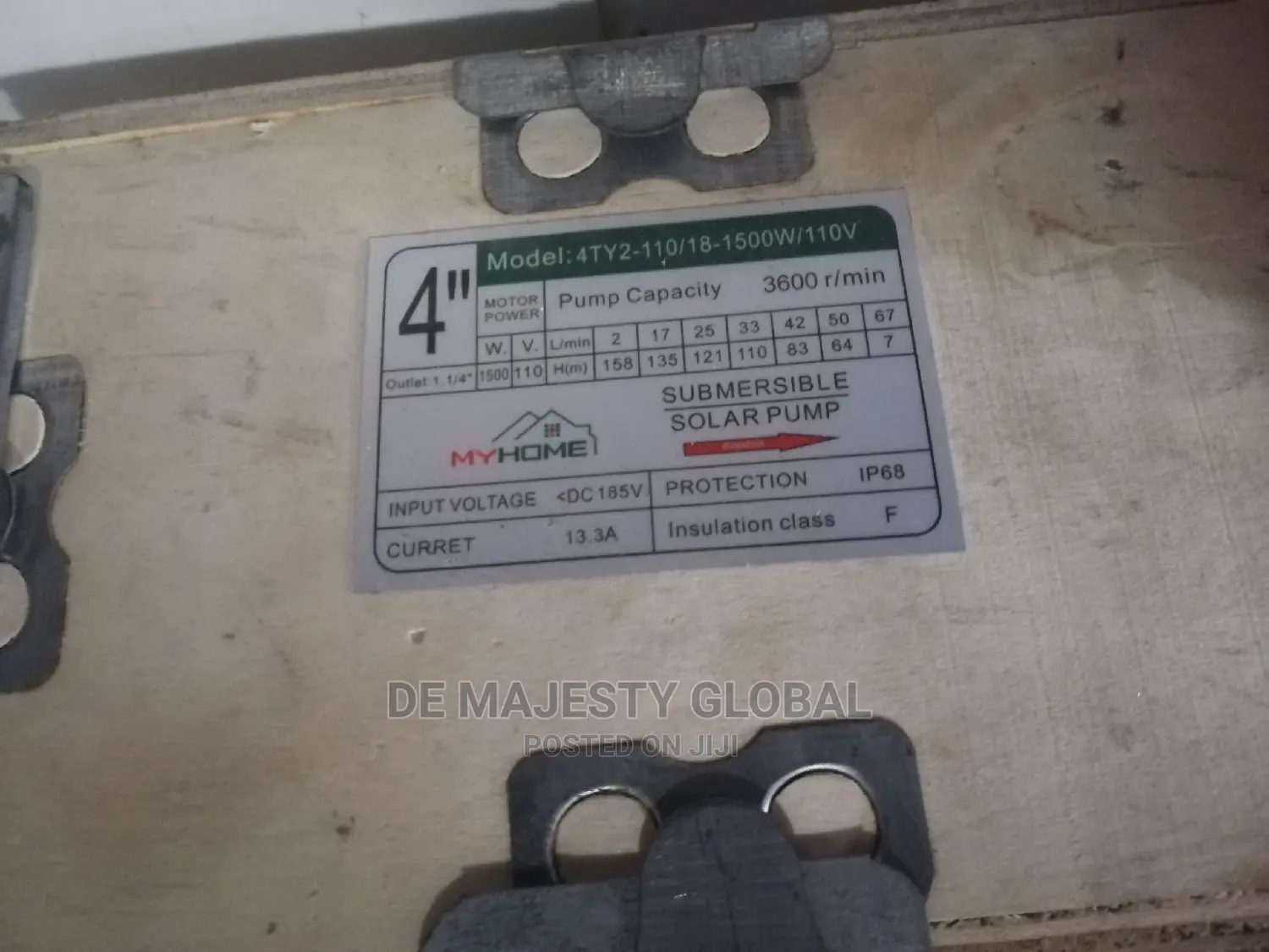 1500watt My Home Solar Water Pump