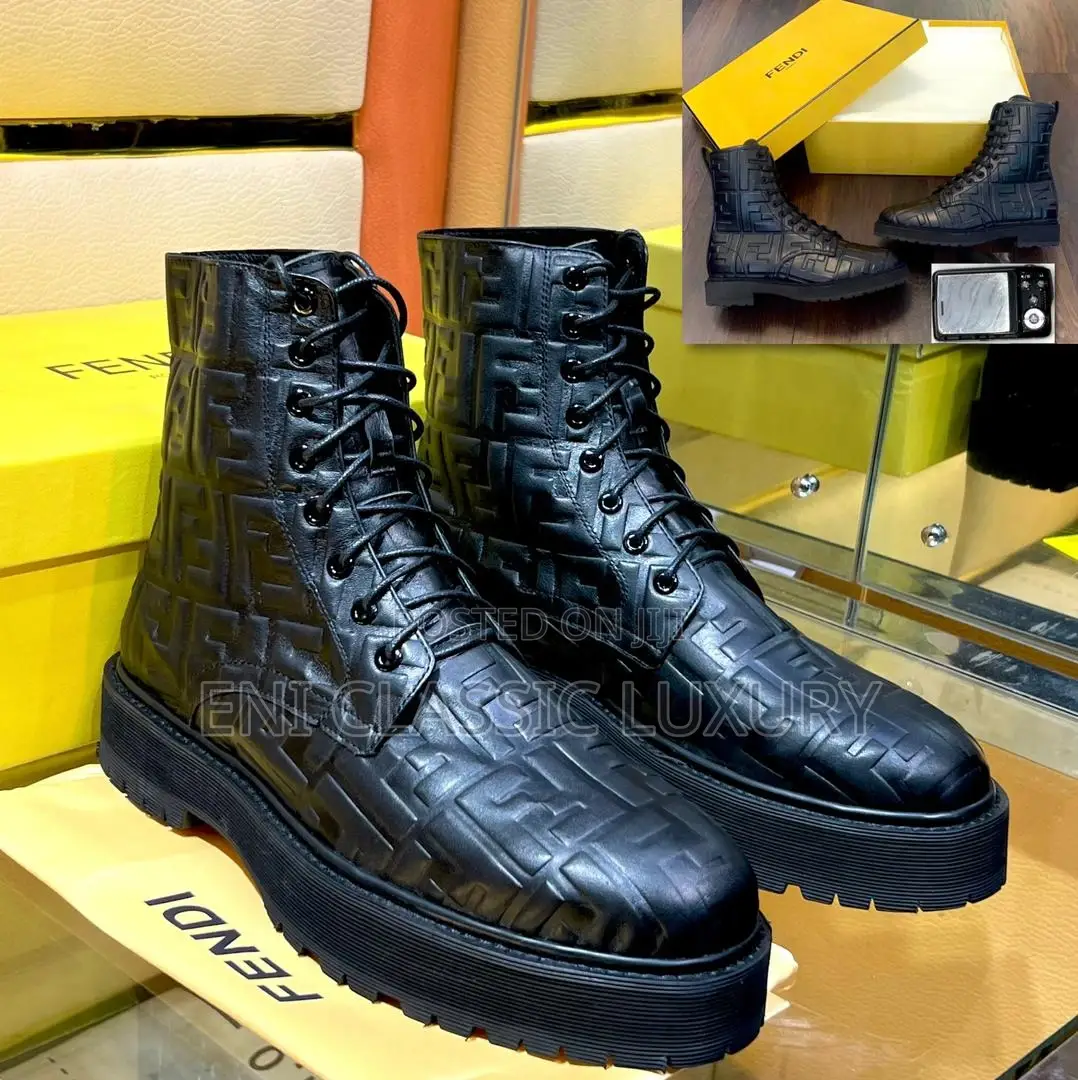 Luxury Fendi Ankle Boots