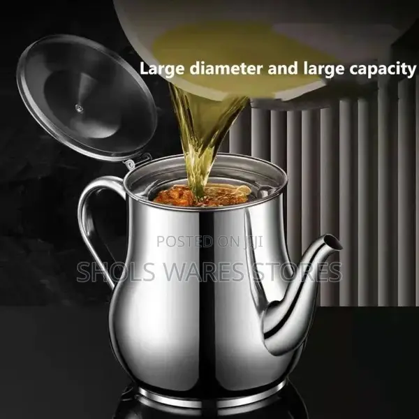 Oil Filter Kettle Jug - Stainless Steel