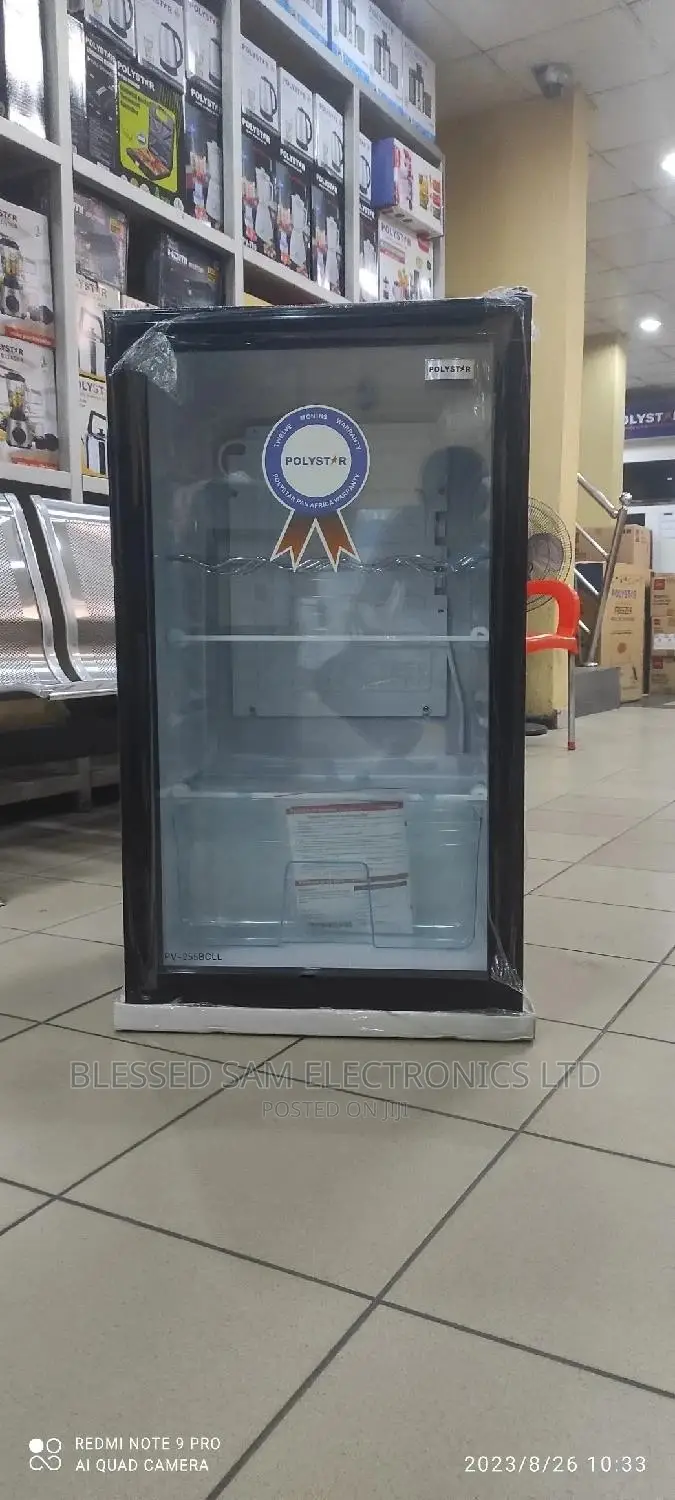 New>Polystar Wine Chiller Showcase Fridge>Fast Freezing 2yrs