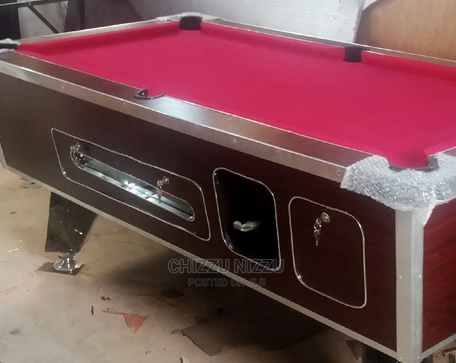 Marble Coin Operated Snooker Pool Table