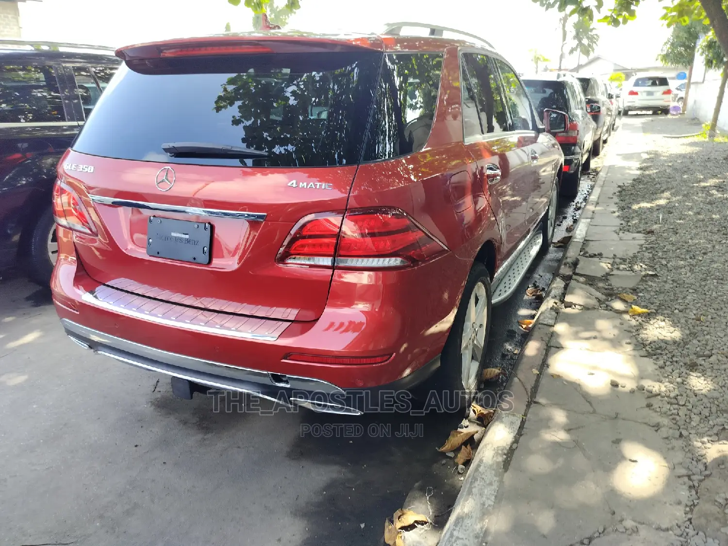 Mercedes-Benz GLE-Class GLE 350d 4MATIC 2017 Red