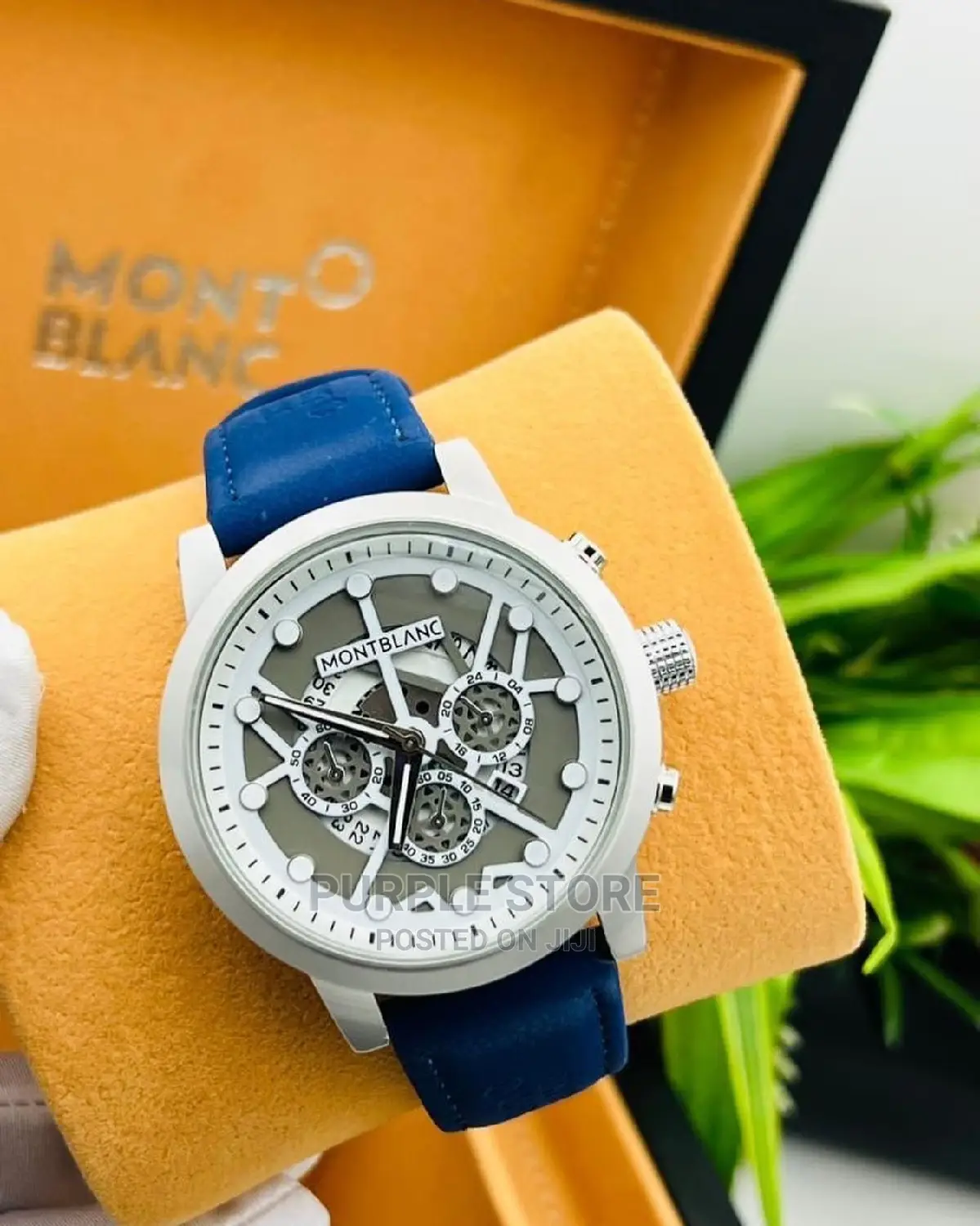 Mont Blanc~Blue~Leather