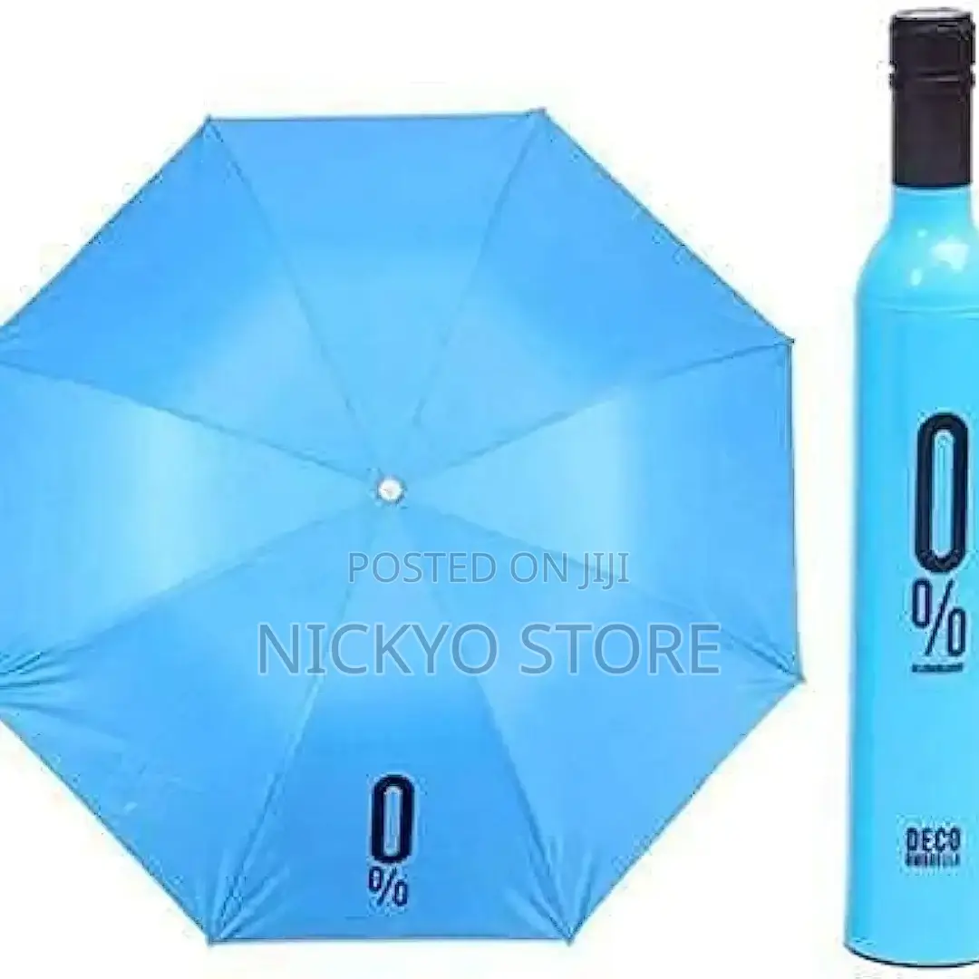 Bottle Umbrella Windproof Double Layer With Bottle Cover