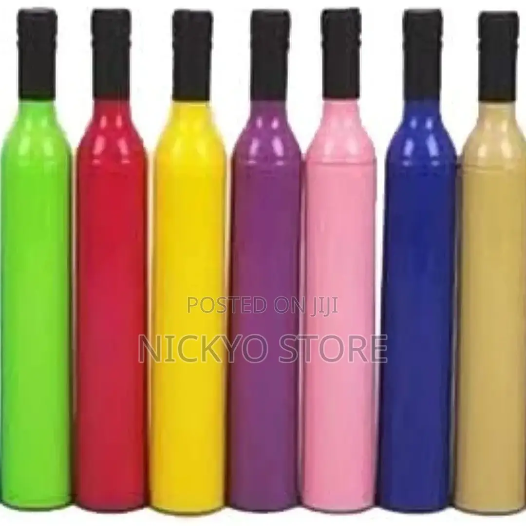 Bottle Umbrella Windproof Double Layer With Bottle Cover