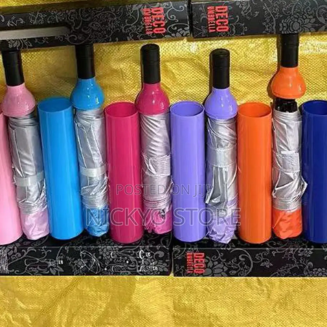 Bottle Umbrella Windproof Double Layer With Bottle Cover