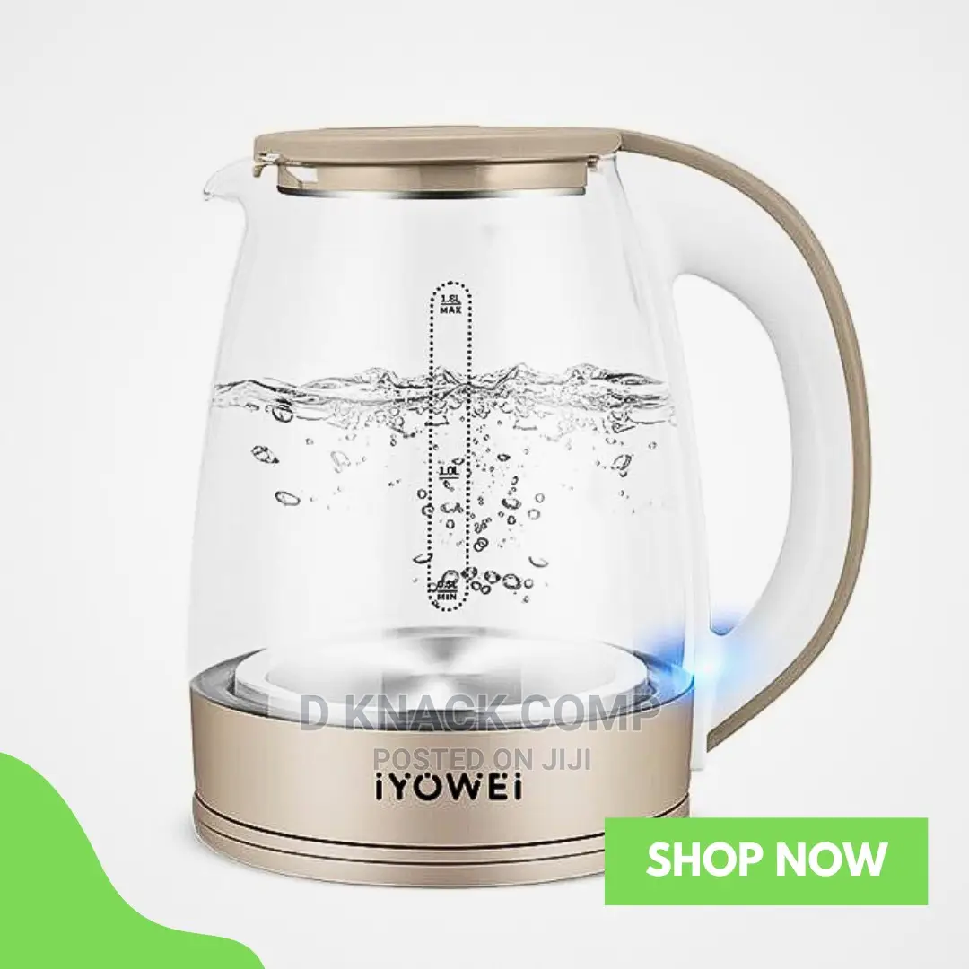 1.8 Liters 1500w Glass Electric Kettle