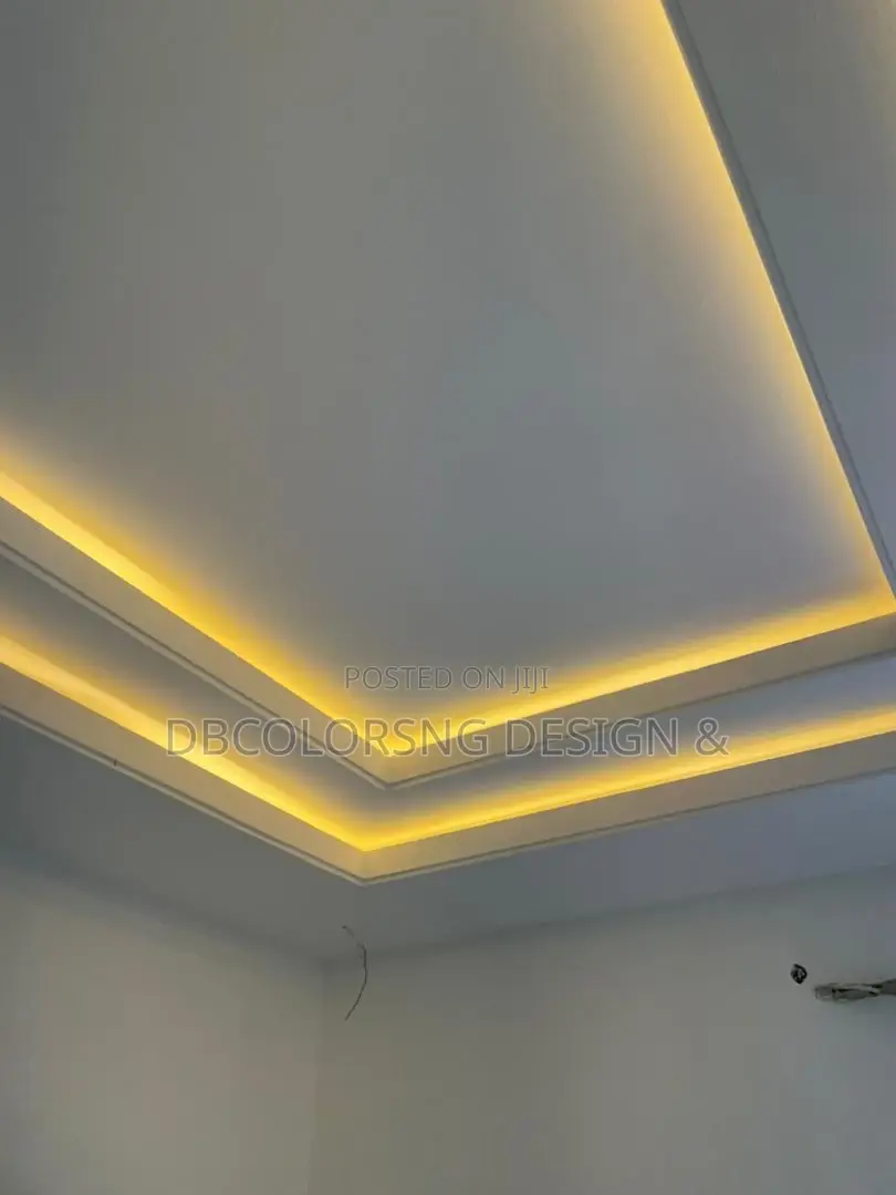 Modern POP Ceiling Made With Plaster Board Lagos
