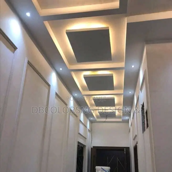 Modern POP Ceiling Made With Plaster Board Lagos