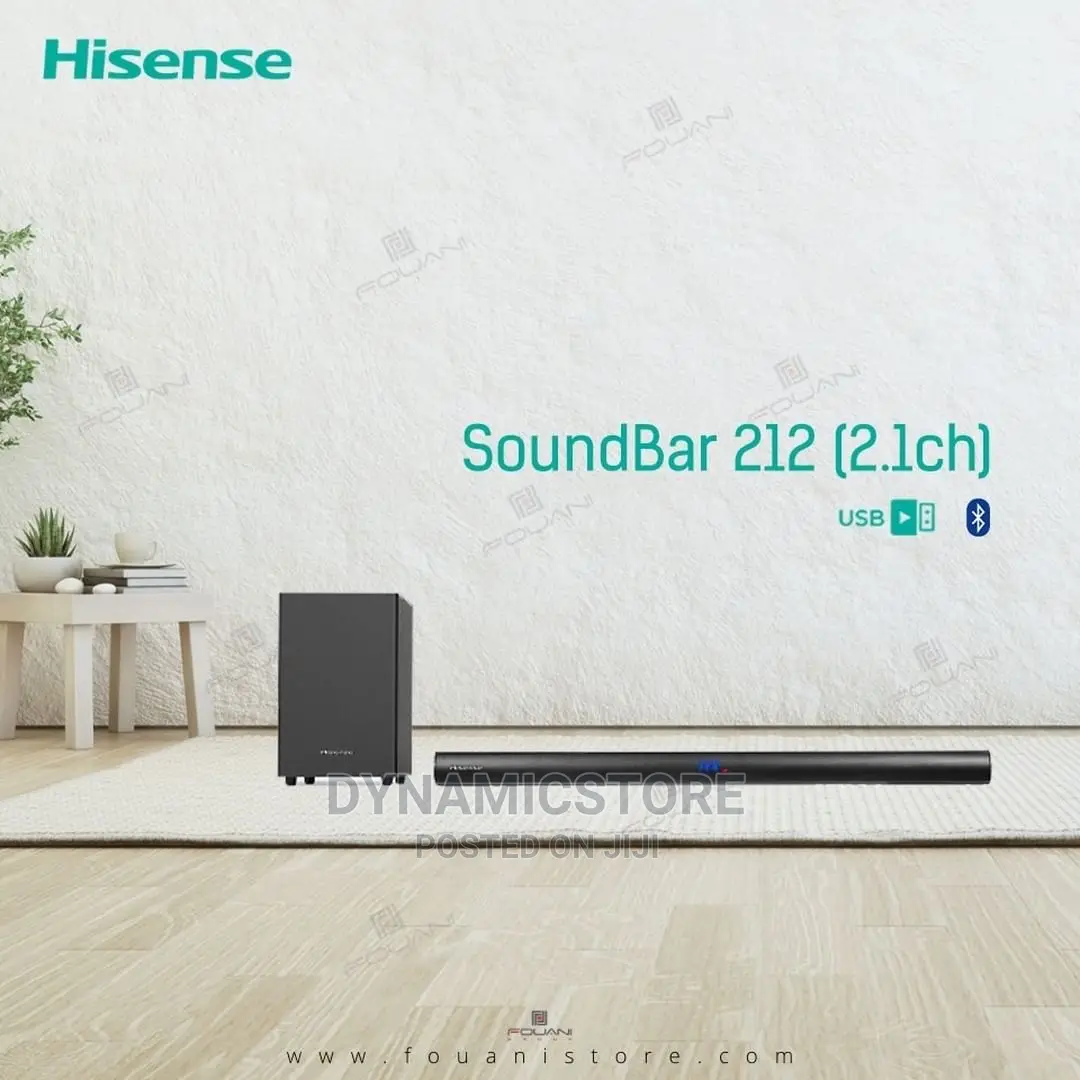 Hisense Hs212 2.1ch 120w Soundbar With Wireless Subwoofer