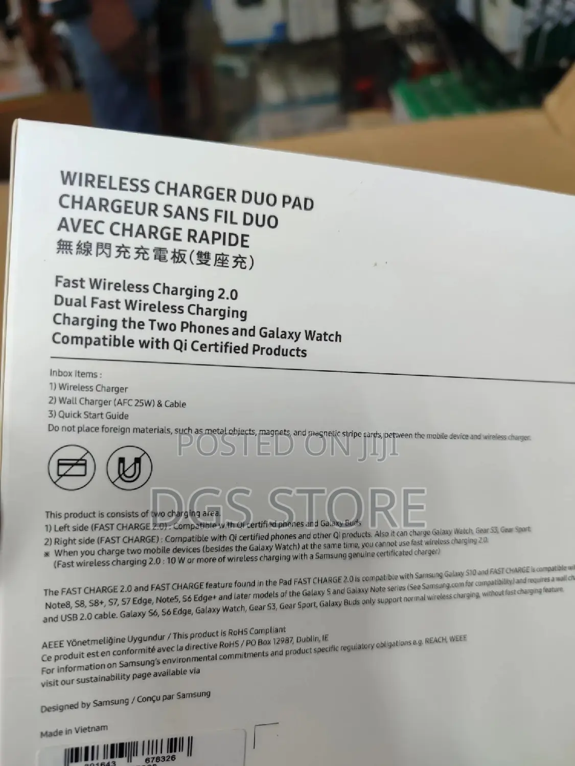 Wireless Charger Duo Pad With Wall Charger (AFC 25)
