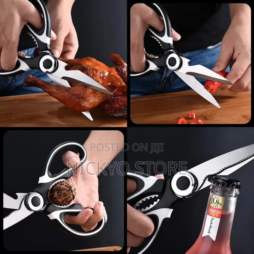 Stainless Steel Scissors Home Kitchen Multifunction Knife