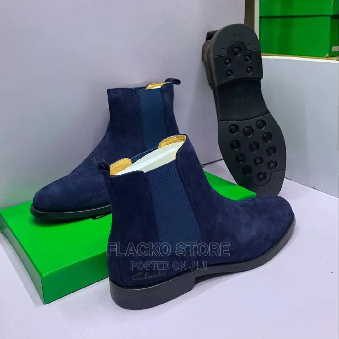 Original Clarks Suede Chelsea Boots