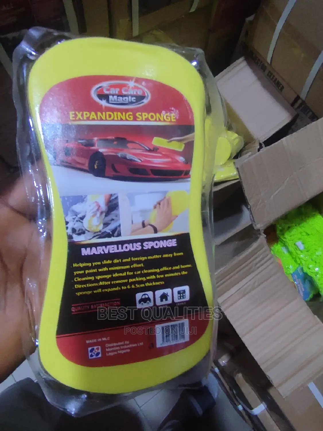 Expanding Sponge Car Care Magic