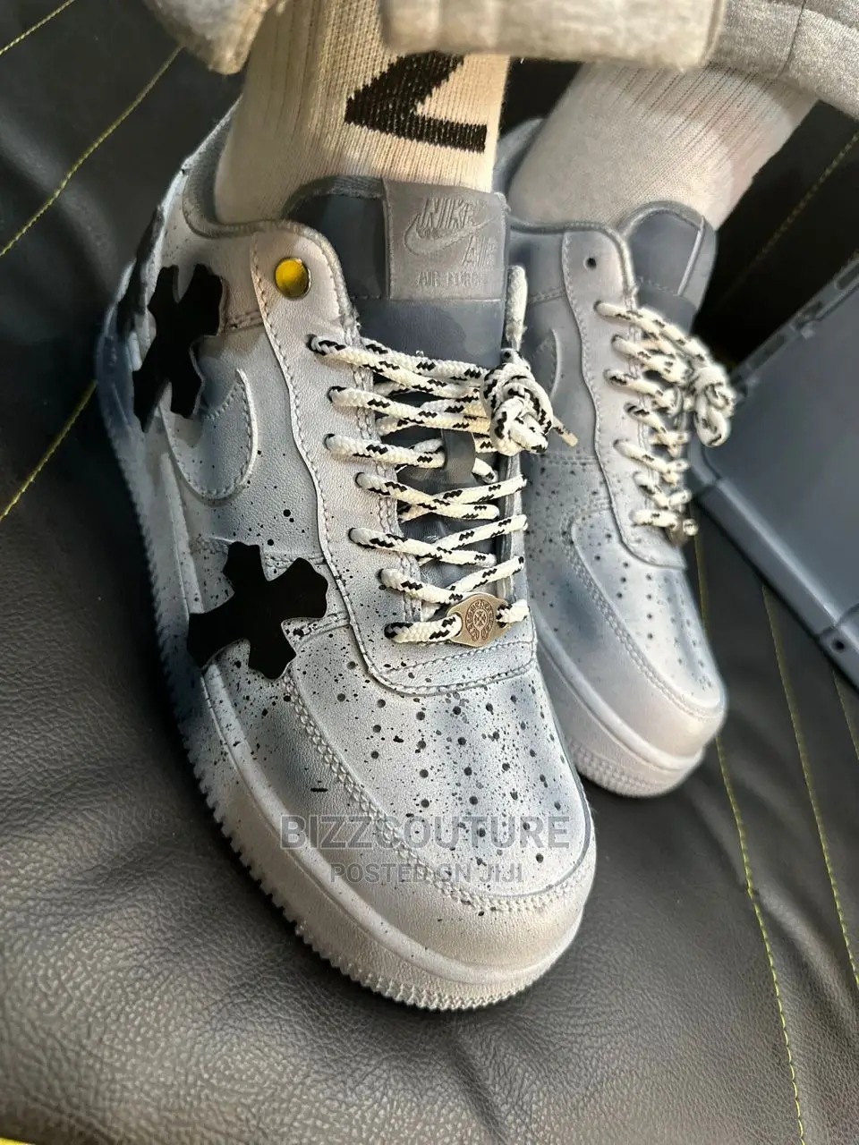Original NIKE Air Force 1 Custom X Chrome Hearts Custom AF 1