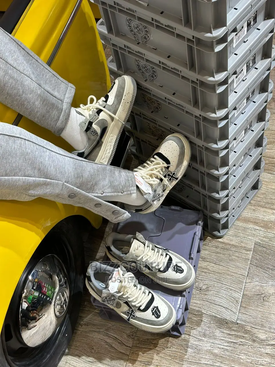 Original NIKE Air Force 1 Custom X Chrome Hearts Custom AF 1