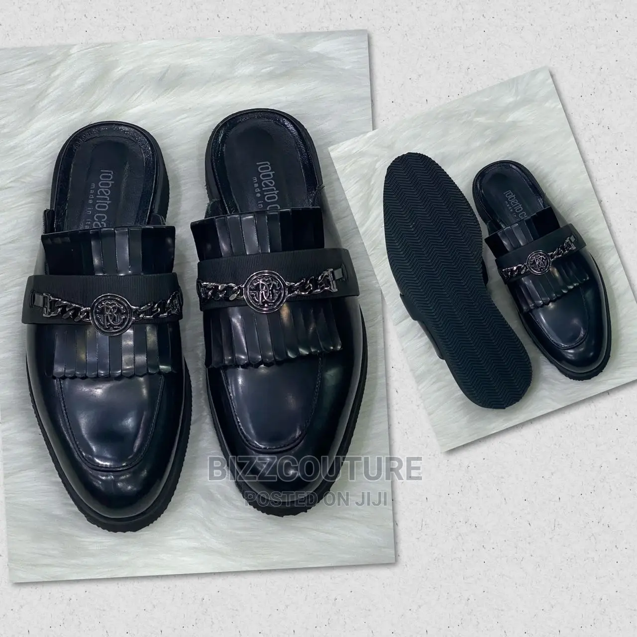 Original Italian ROBERTO CAVALLI Halfshoes Available Instore