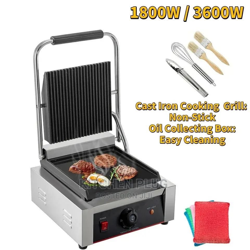 Commercial Electric Single Sandwich Griller,