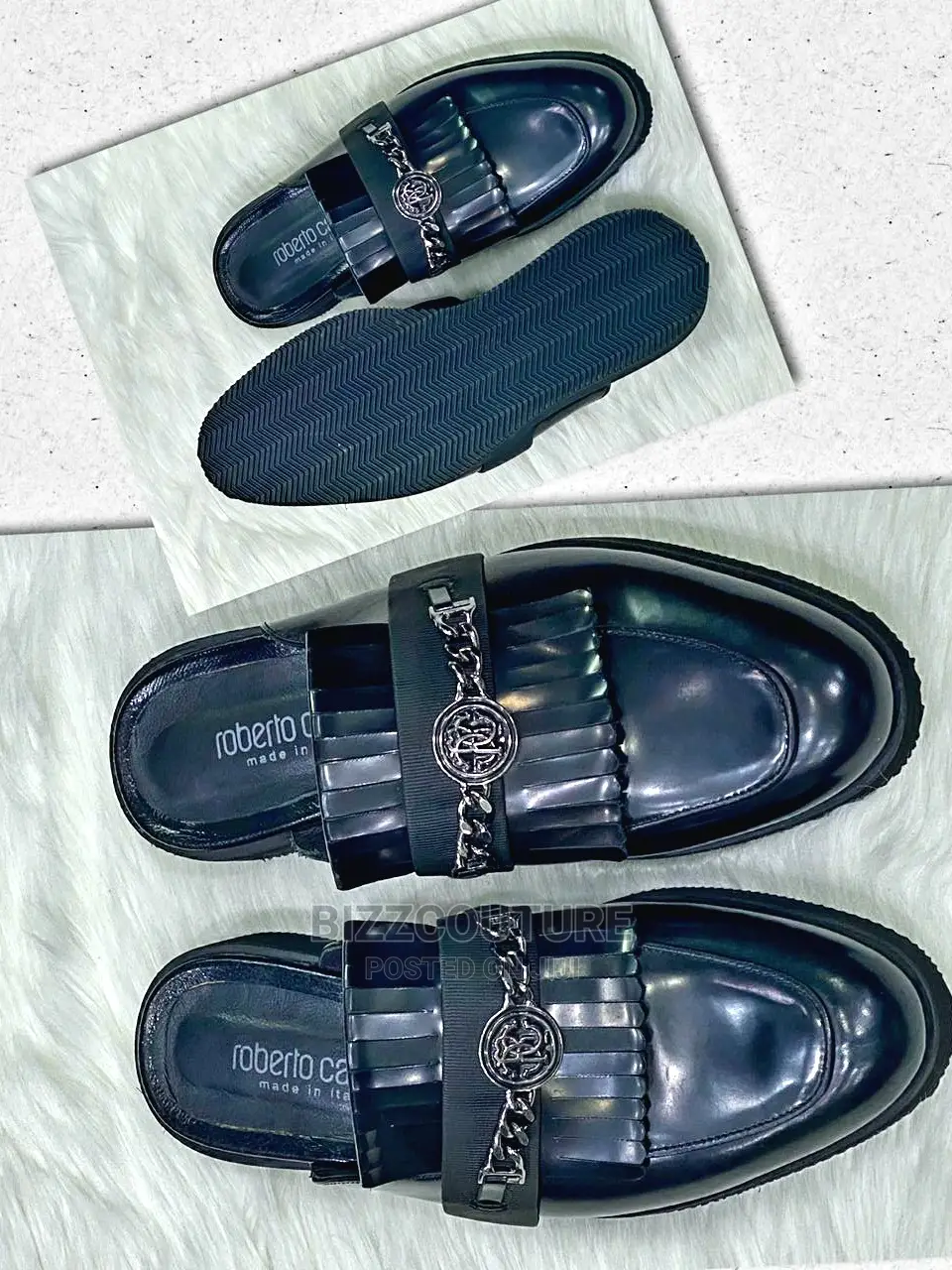 Original Italian ROBERTO CAVALLI Halfshoes Available Instore