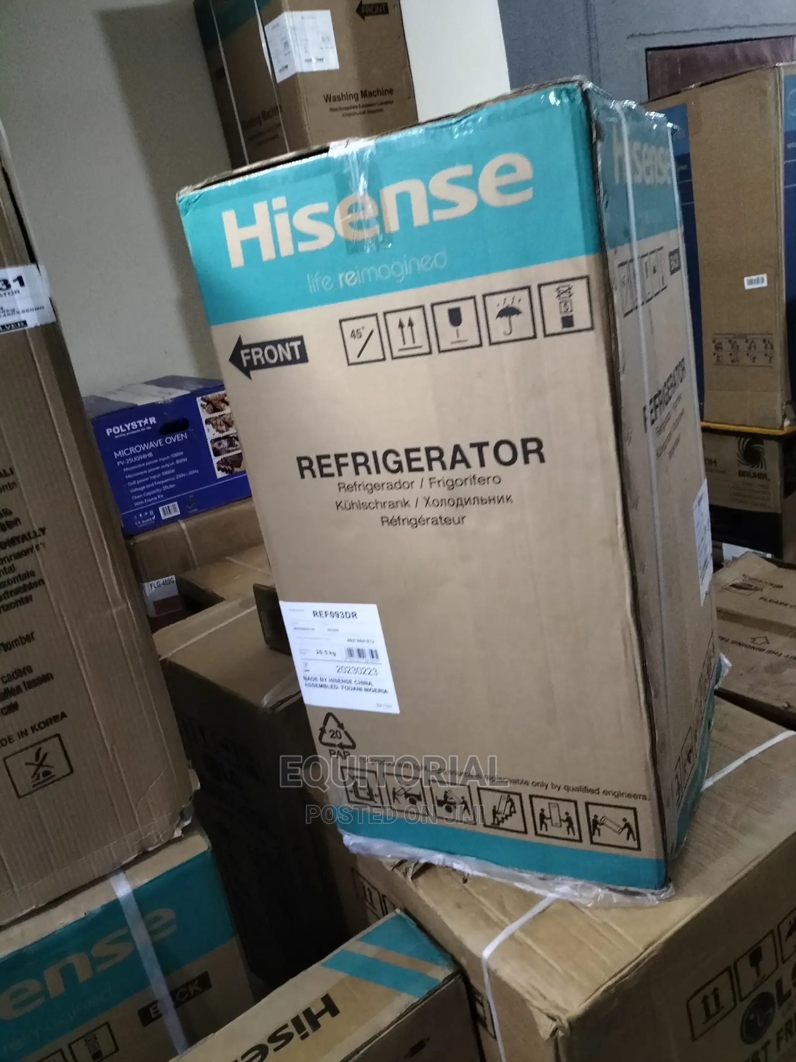 Hisense Single Door Refrigerator 90l