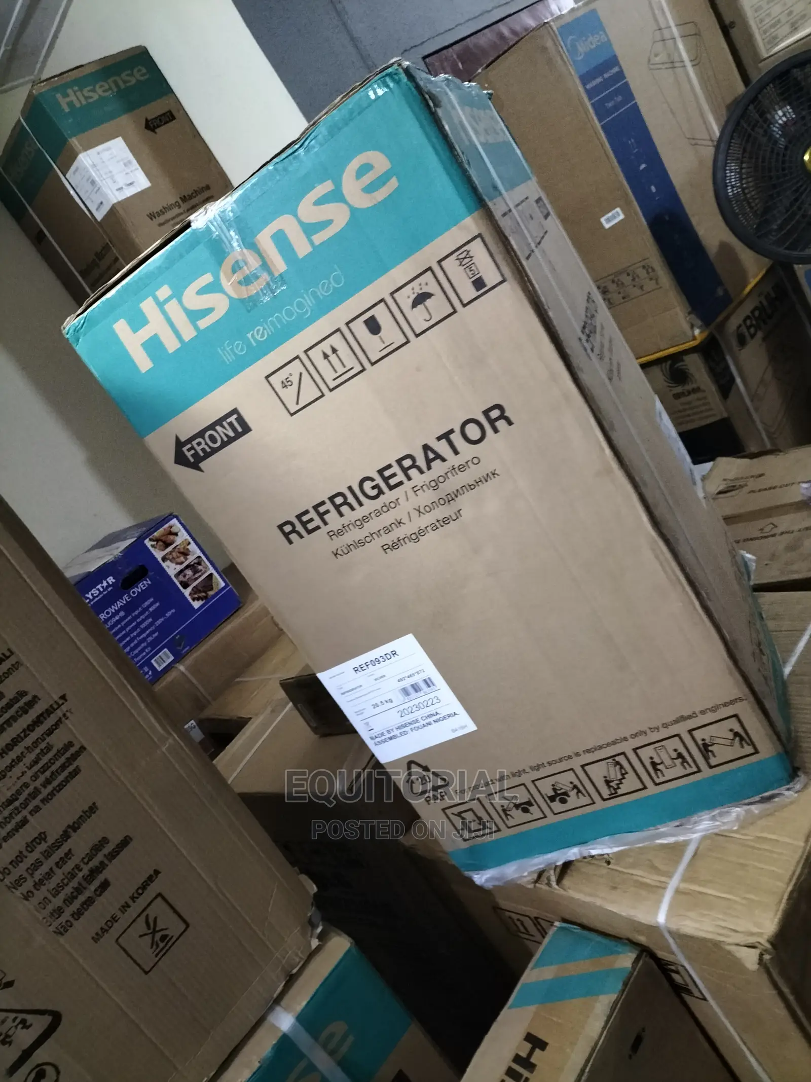 Hisense Single Door Reffrigerator Silver