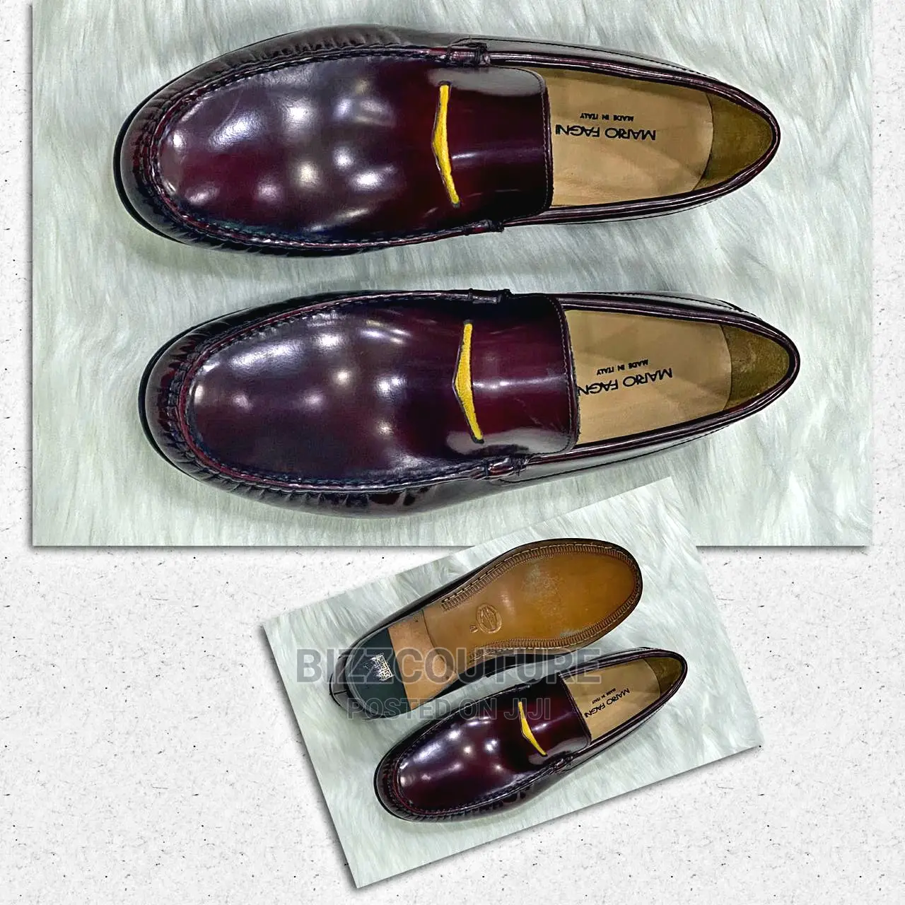 Original Italian MARIO FAGNI Loafers Available in Store