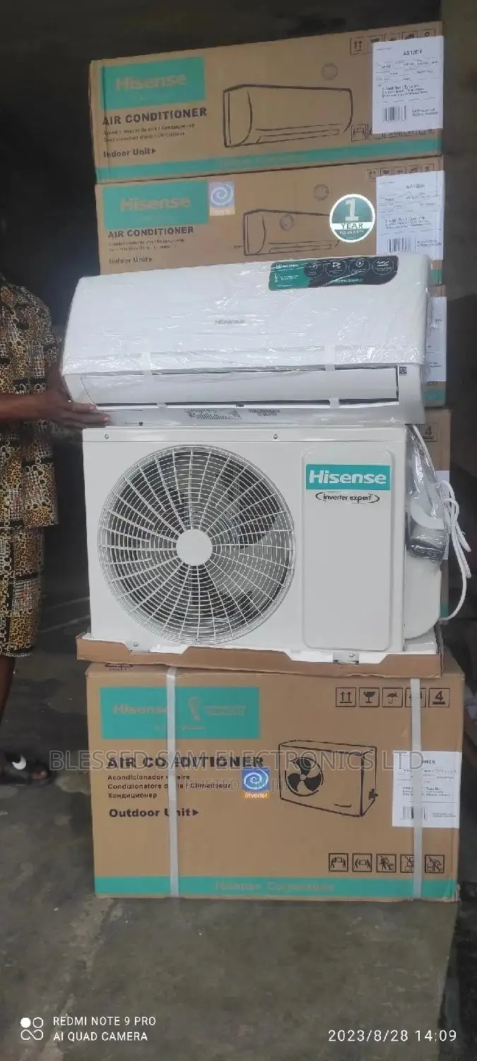 New Hisense Inverter Air Conditioner 1.5hp Split Copper A++