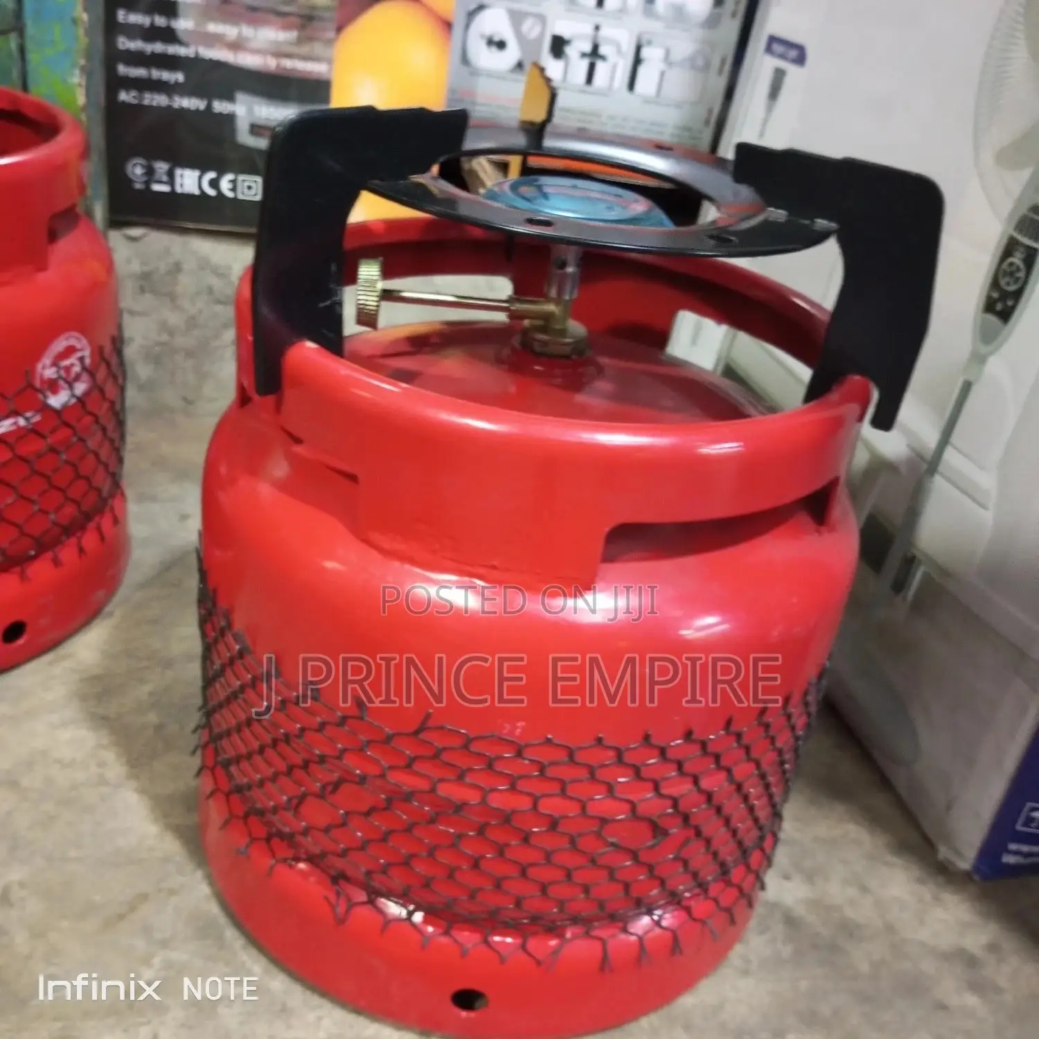 6kg Gas Cylinder With Head Burner