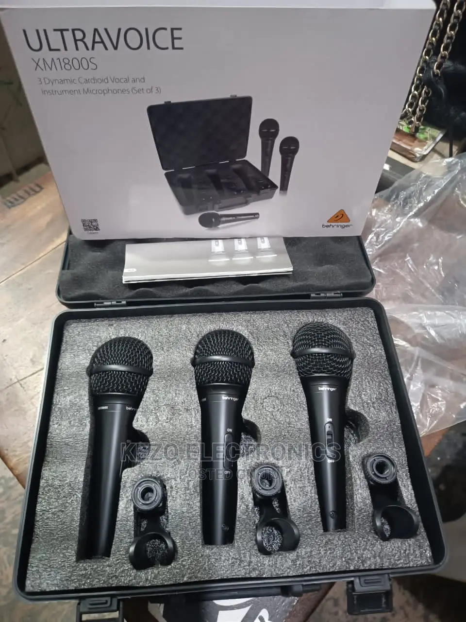 Behringer Ultravoice 1800s 3set Dynamic Microphone
