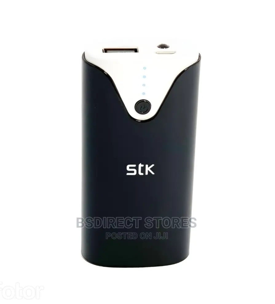 STK Power Bank 4000mah Black With in Built Flash Light