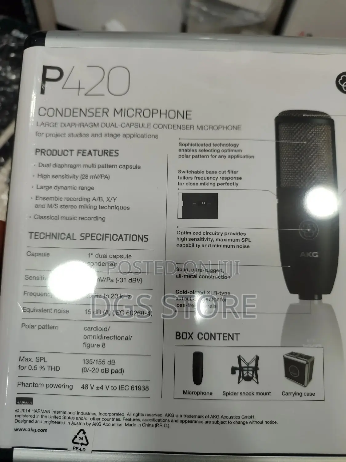 AKG P420 Condenser Microphone
