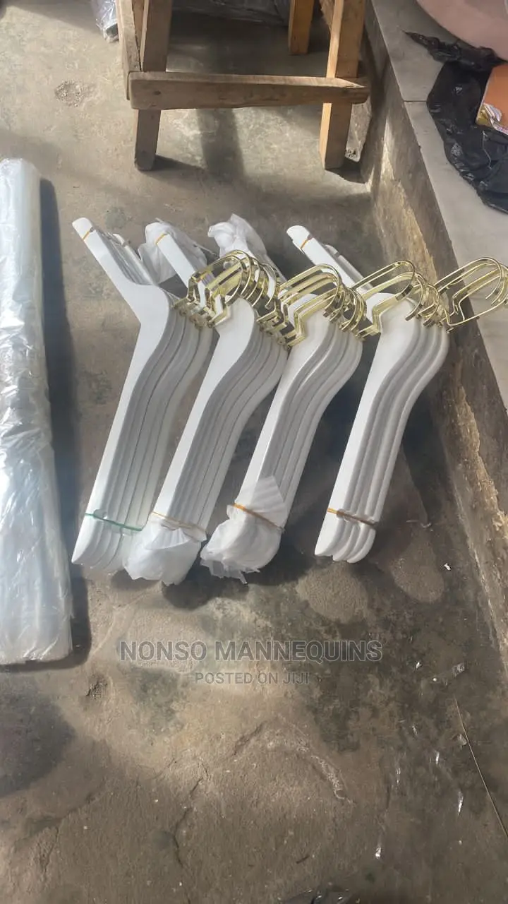 White and Gold White and Rose Gold Hangers