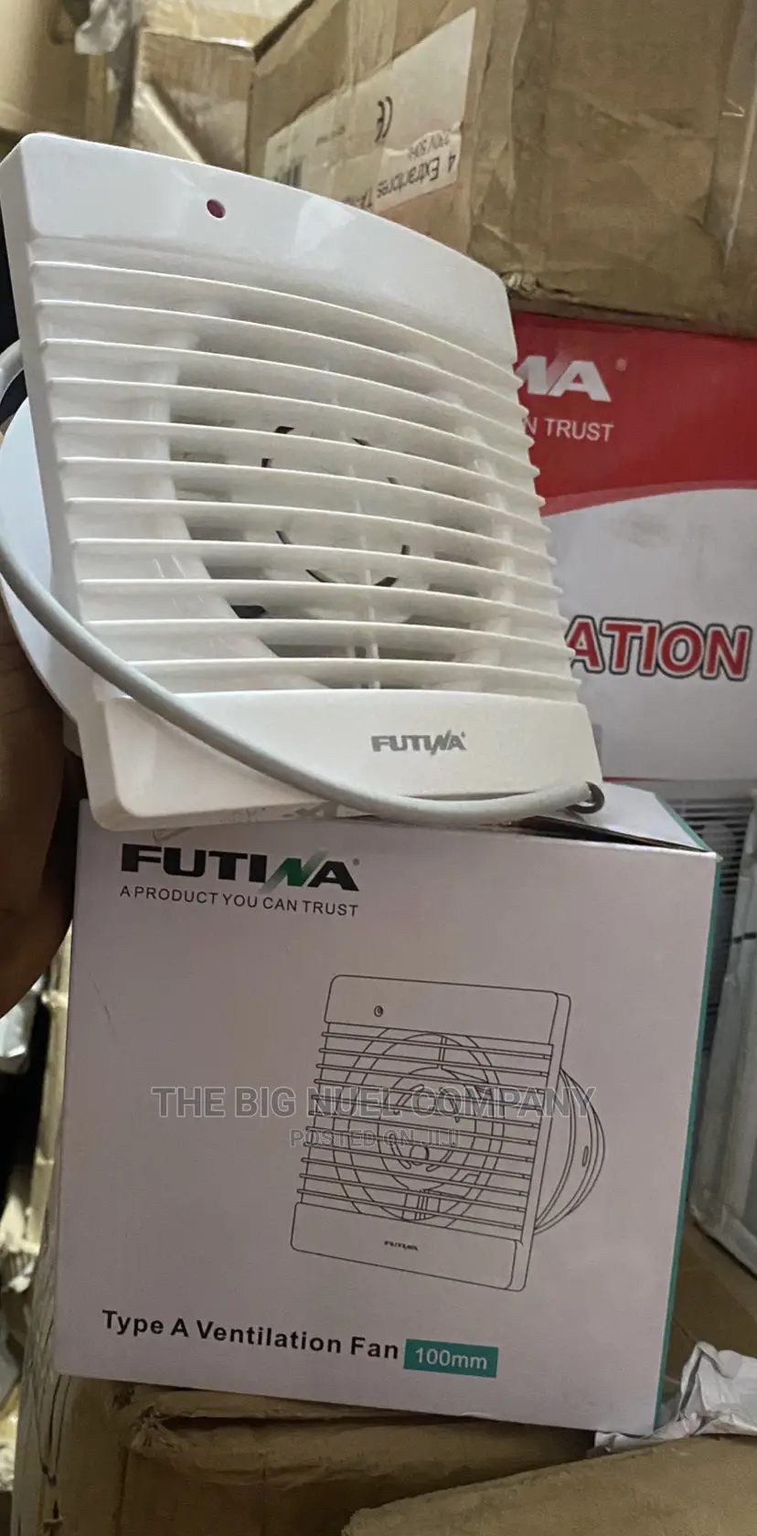 Durable FUTINA Extractor Fan 4 Inches