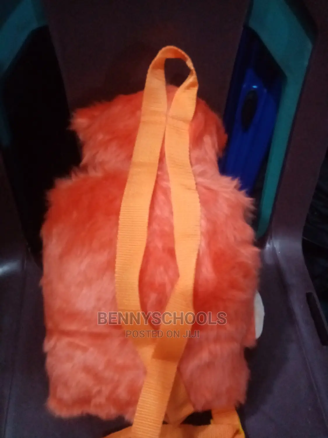 Orange Teddy Bag and Backpack